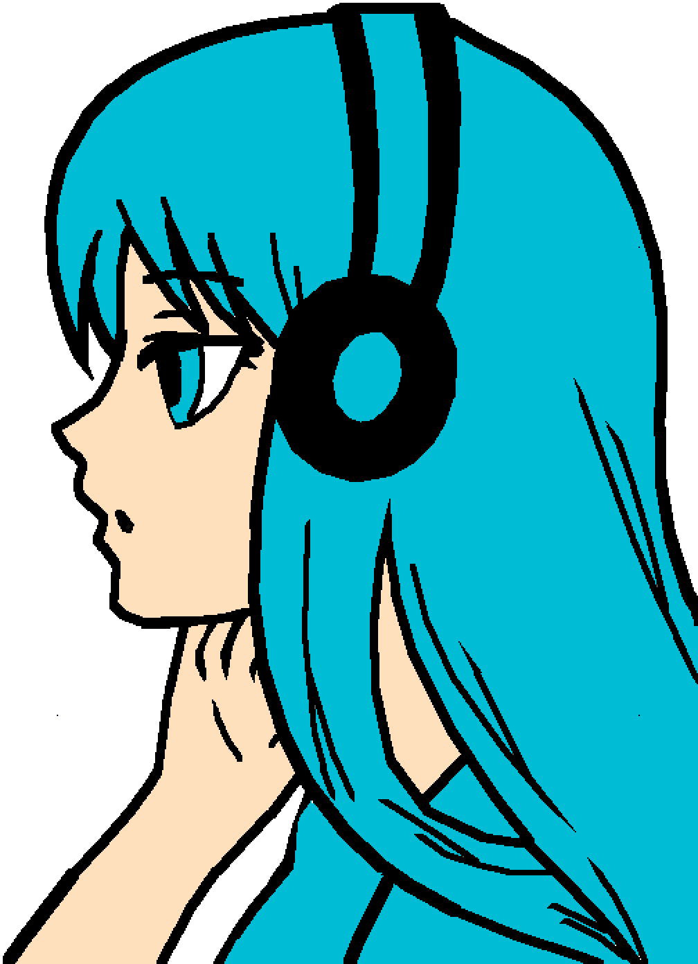 Leona - Anime Base Girl Clipart (1008x1392), Png Download