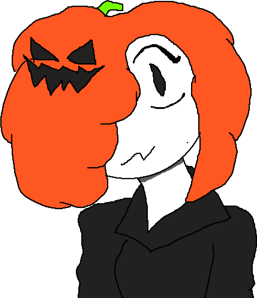 Pumpkella The Pumpking Lady Clipart (1000x1000), Png Download