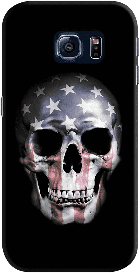 Dailyobjects American Skull Case For Samsung Galaxy - Skull Art Nicklas Gustafsson Clipart (462x900), Png Download