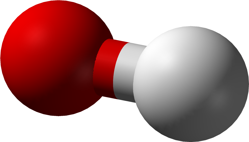 Hydroxide 3d Balls - Hydroxide Png Clipart (1100x673), Png Download