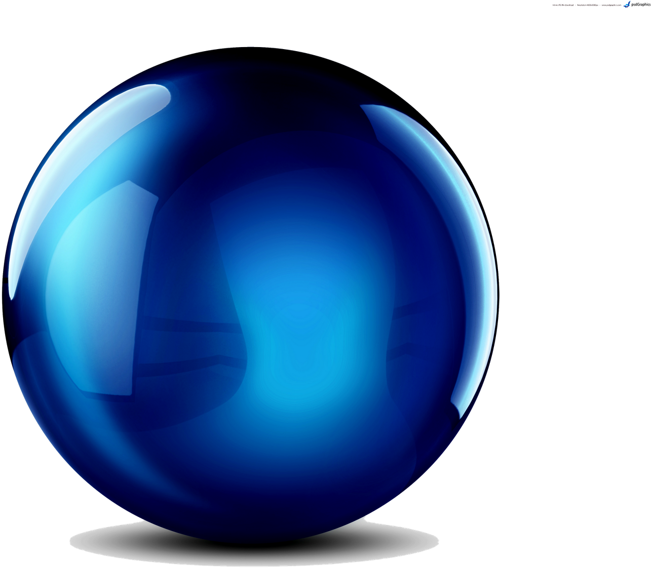 3d Glass Ball , Png Download - Sphere Clipart (1287x1122), Png Download