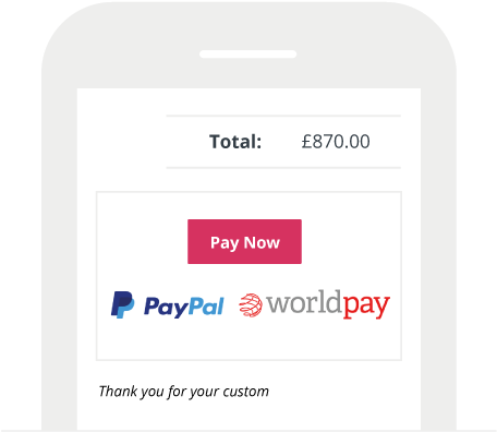 Pay Now Invoice - Paypal Clipart (850x500), Png Download