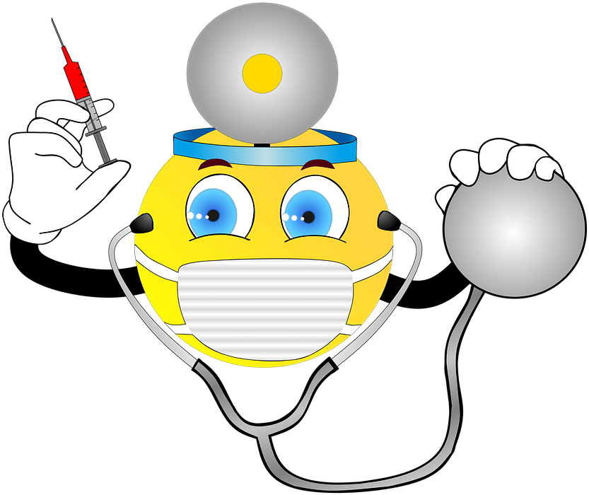 Médico, Médica, Seringa, Investigação, Vacinação Clipart (881x720), Png Download