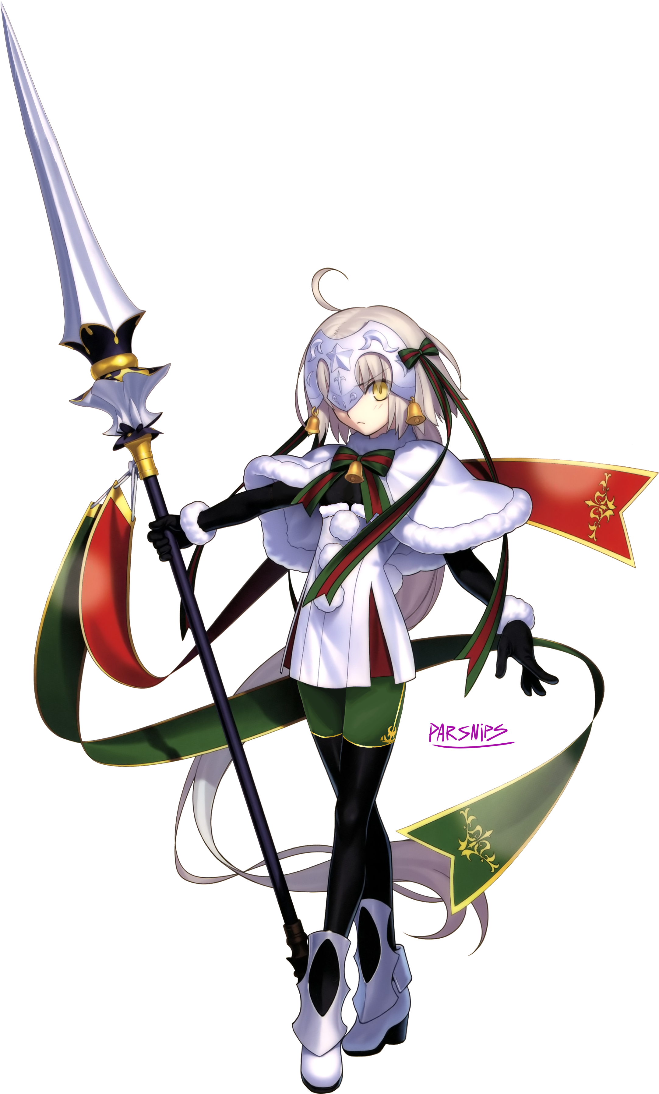 Flufflily - Alter Jeanne Santa Lily Clipart (2500x3750), Png Download