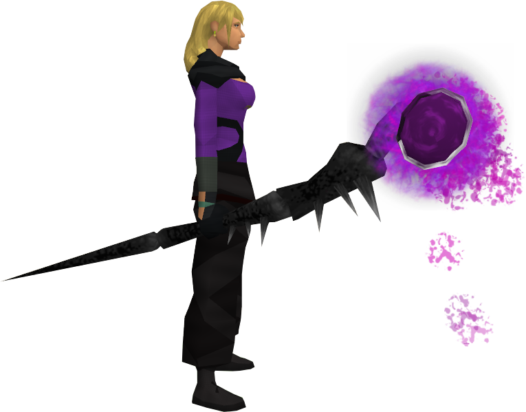 Runescape Shadow Noxious Staff Clipart (765x599), Png Download