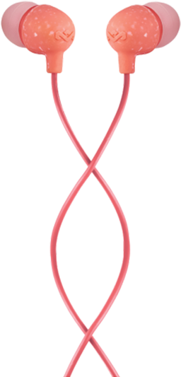 Little Bird Peach - Black Marley Headphones Clipart (600x600), Png Download