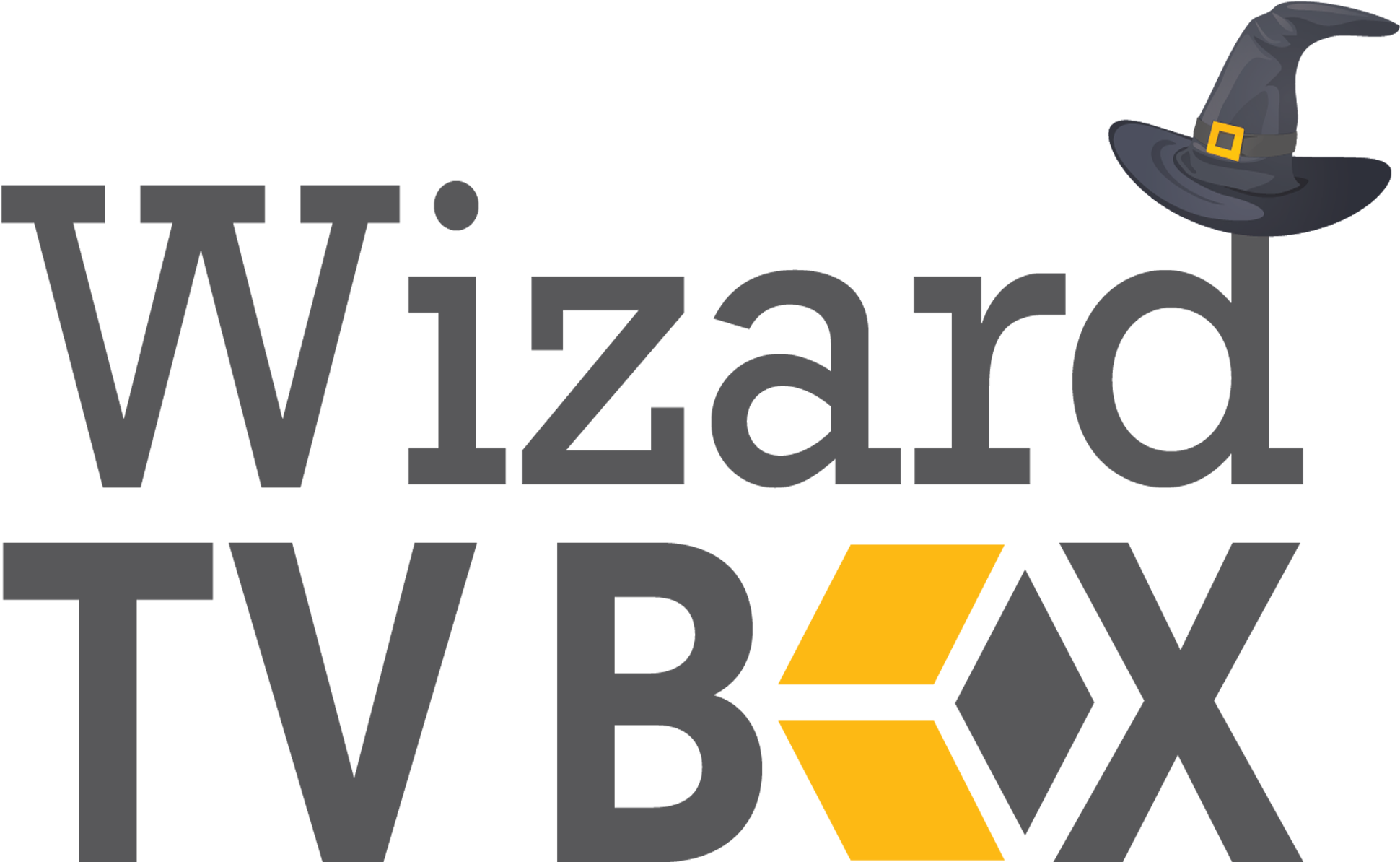 Wizard Tv Box Wizard Tv Box - Graphic Design Clipart (2564x1283), Png Download