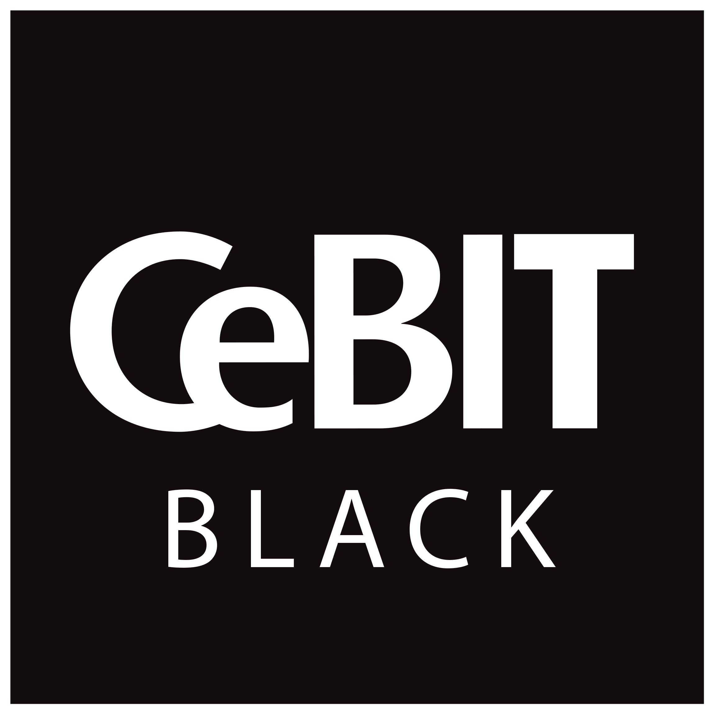 Cebit Black Logo - Cebit Logo 2011 Clipart (2480x2530), Png Download