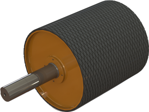 Drum Pulleys General Roller - Cable Clipart (740x510), Png Download