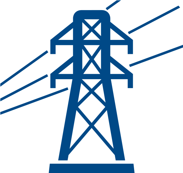 Infrastructure And Utilities - Water & Electricity Clipart - Png Download (650x580), Png Download