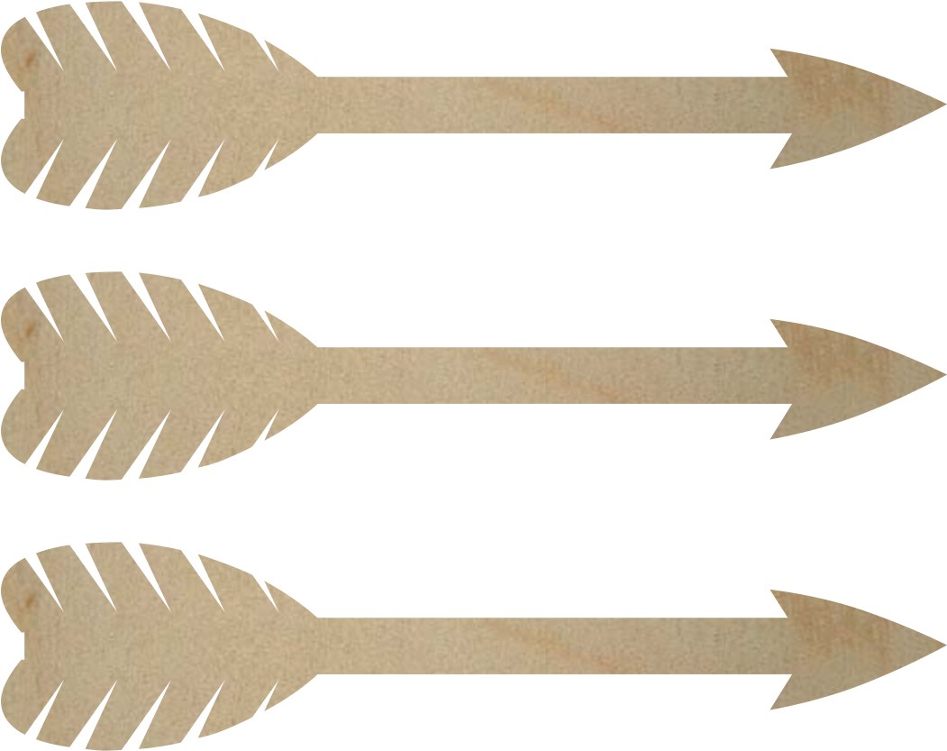Wooden Arrow Shape Clipart (1124x1690), Png Download
