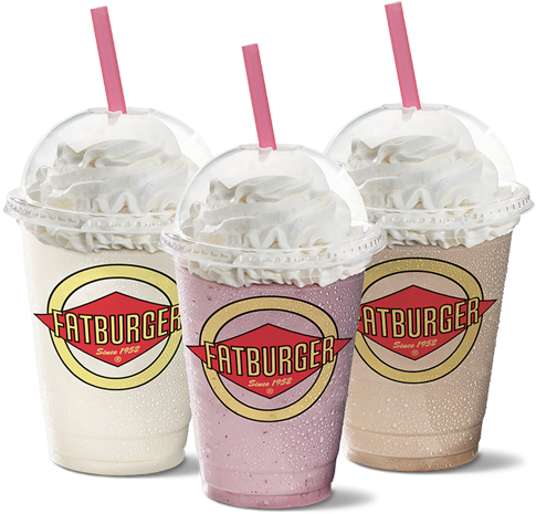 Refreshments - Fatburger Milkshakes Clipart (685x489), Png Download