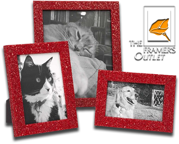 Glitter Photo Frames - Picture Frame Clipart (640x500), Png Download