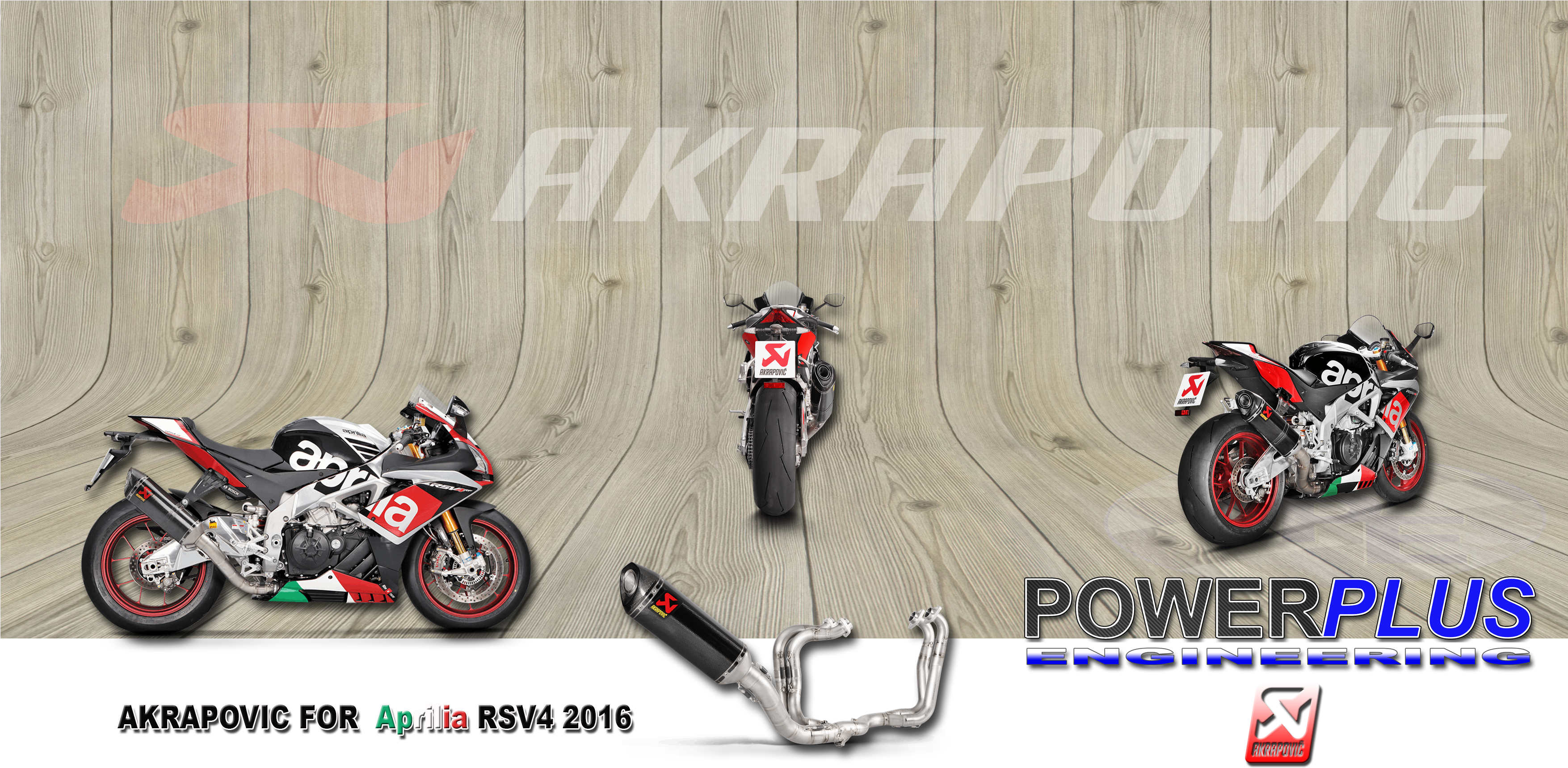 Akrapovič For Aprilia Rsv4 2016 Evolution Line - Motorcycle Clipart (3508x1744), Png Download