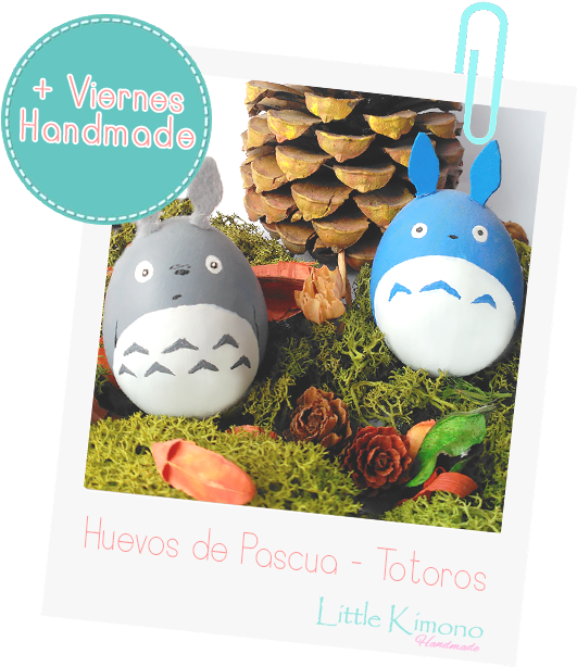 Huevos De Pascua Totoros - Egg Clipart (630x626), Png Download