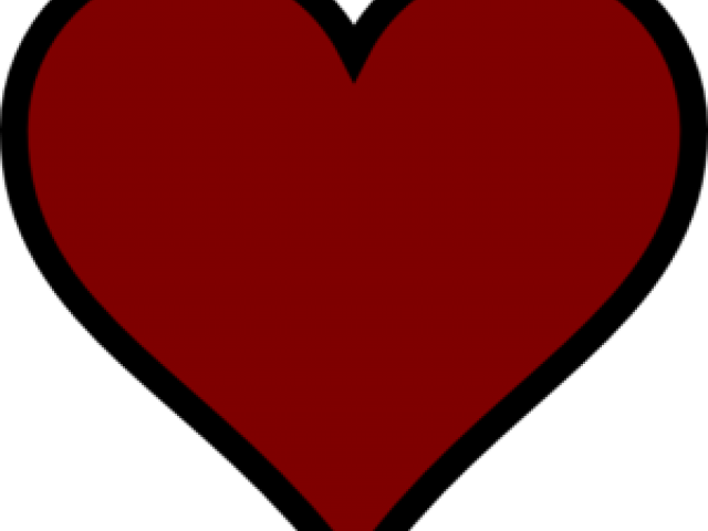 Dark Heart Cliparts - Simple Red Heart Tattoo - Png Download (640x480), Png Download