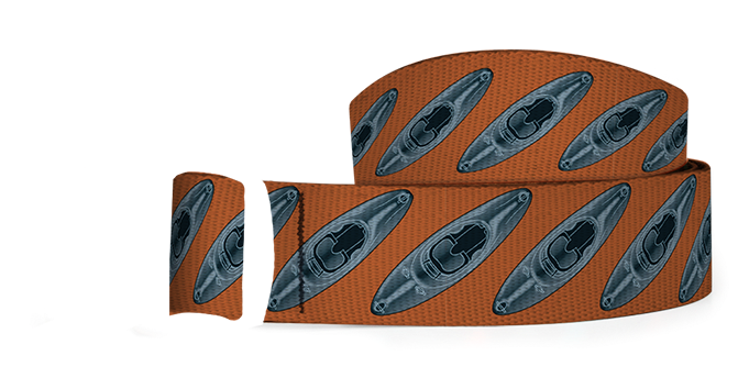 Kayak 2 Tone - Paisley Clipart (700x600), Png Download