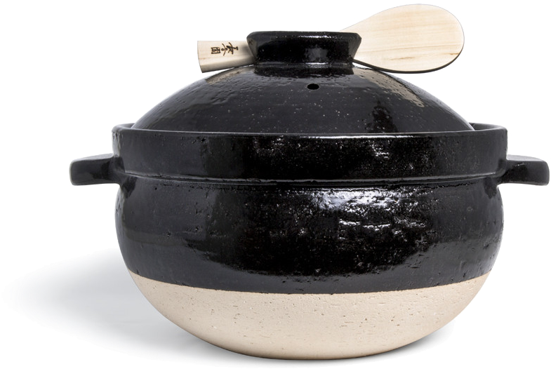Donabe Kamadosan Rice Cooker, Large - Lid Clipart (785x526), Png Download