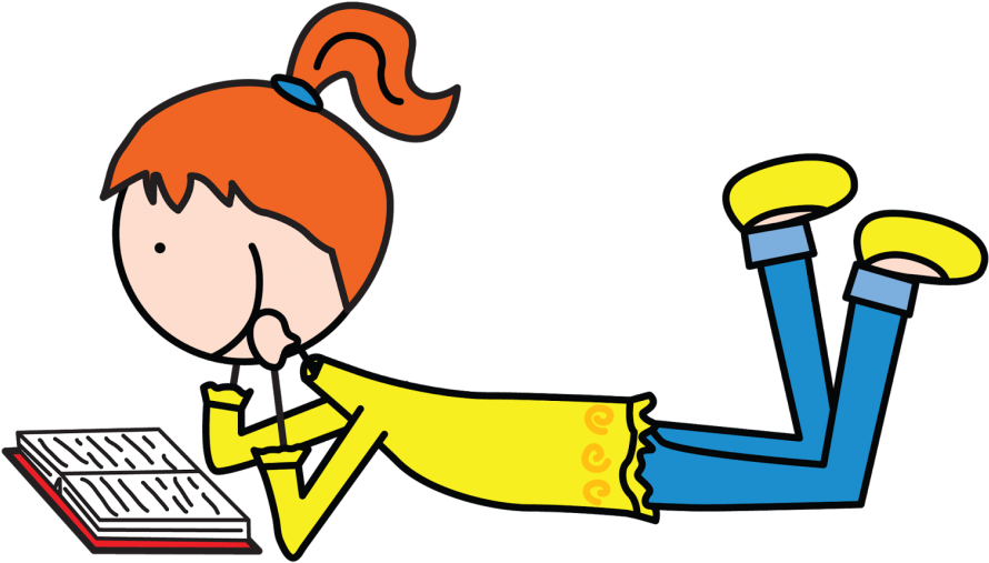 Reading Clip Art On Face Reading Pictures Guided Clipart - Kids Reading Clipart - Png Download (890x507), Png Download