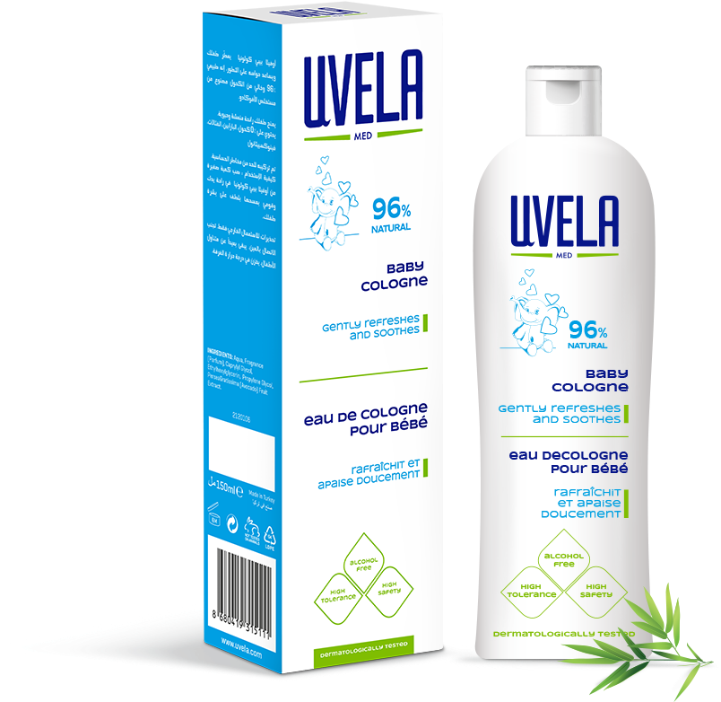 Uvela Baby Cologne - Plastic Bottle Clipart (1000x1000), Png Download