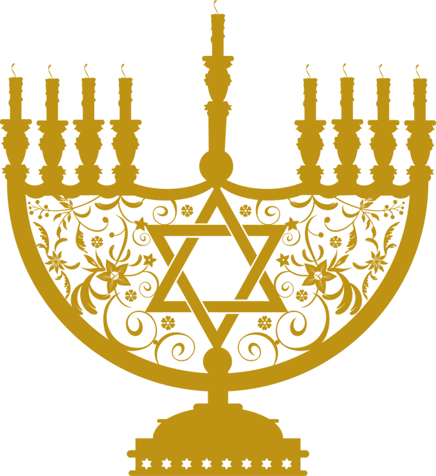 The Resurrection Of Jesus - Menorah Clipart Transparent - Png Download (630x688), Png Download