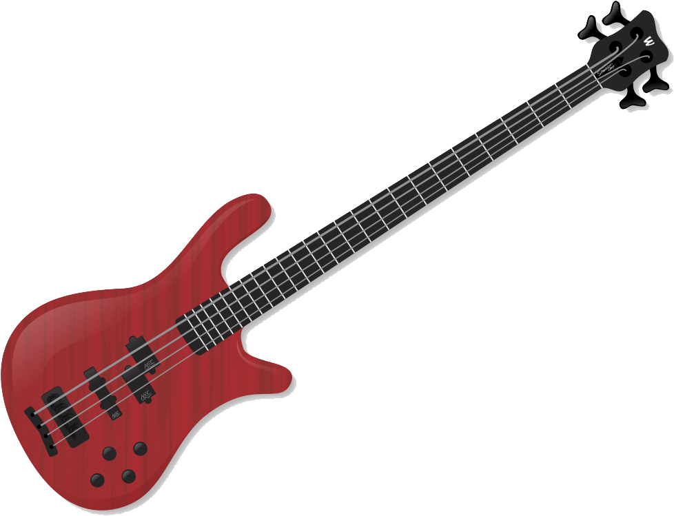 1362416969bass 1 Cop - Bass Guitar Clipart Png Transparent Png (1155x781), Png Download