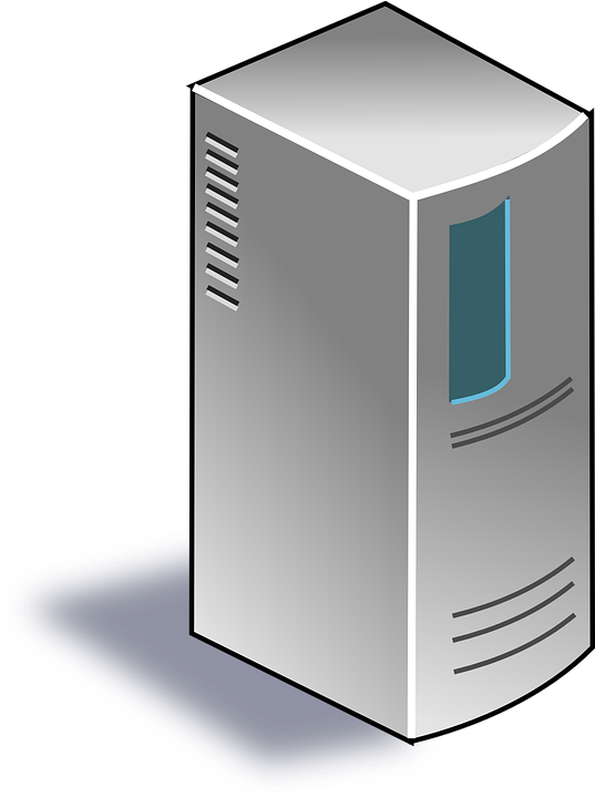 Linux Server Mail Network Computer Ubuntu - Server Clipart - Png Download (545x720), Png Download