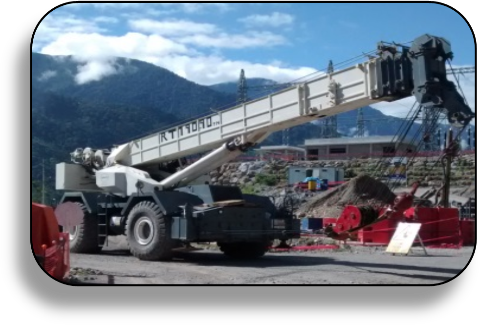 Grua Rt190 - Crane Clipart (998x672), Png Download