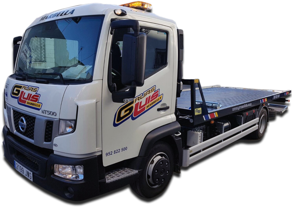 Gruas Luis Marbella - Tow Truck Clipart (1024x765), Png Download