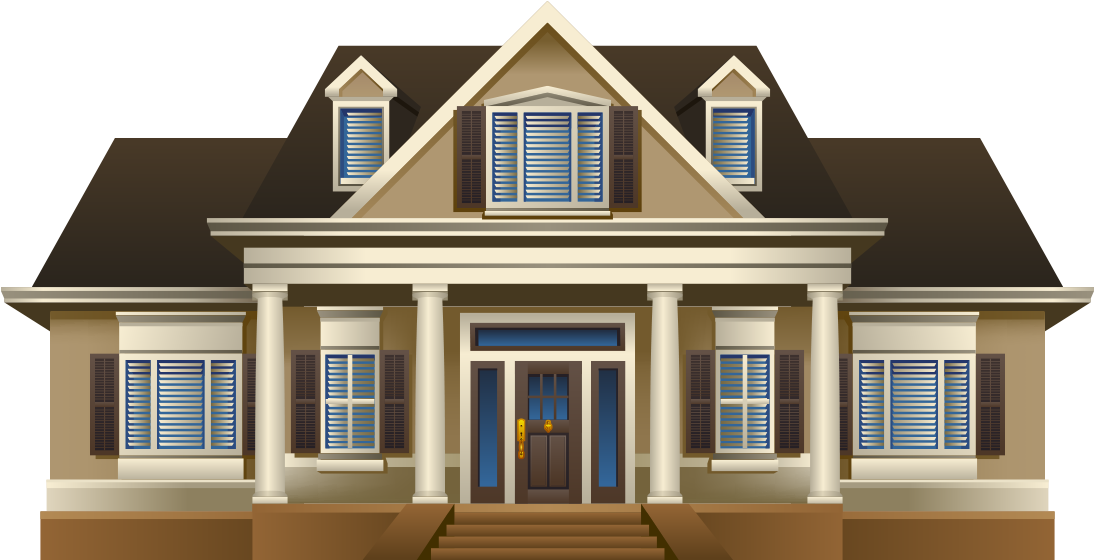 Drawing Illustration Luxury Villas Houses Transprent - Villa Png Clipart (1181x1181), Png Download