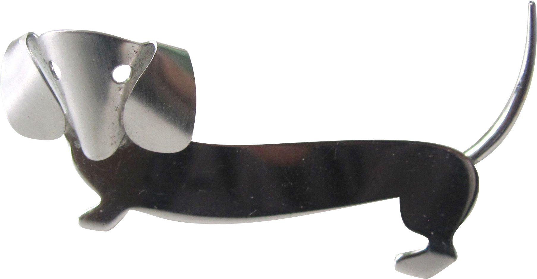 Vintage Sterling Silver Dachshund Dog Brooch By Beaucraft - Dachshund Clipart (1806x1806), Png Download