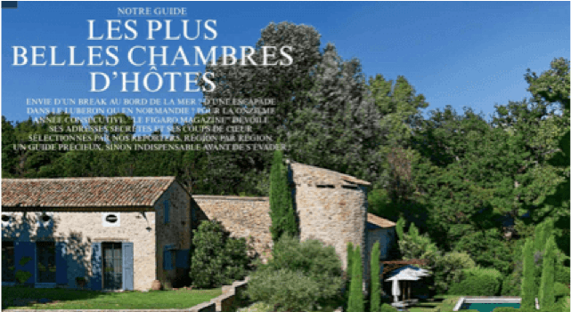 La Villa Du Guern Featured In Le Figaro - Tree Clipart (1170x350), Png Download