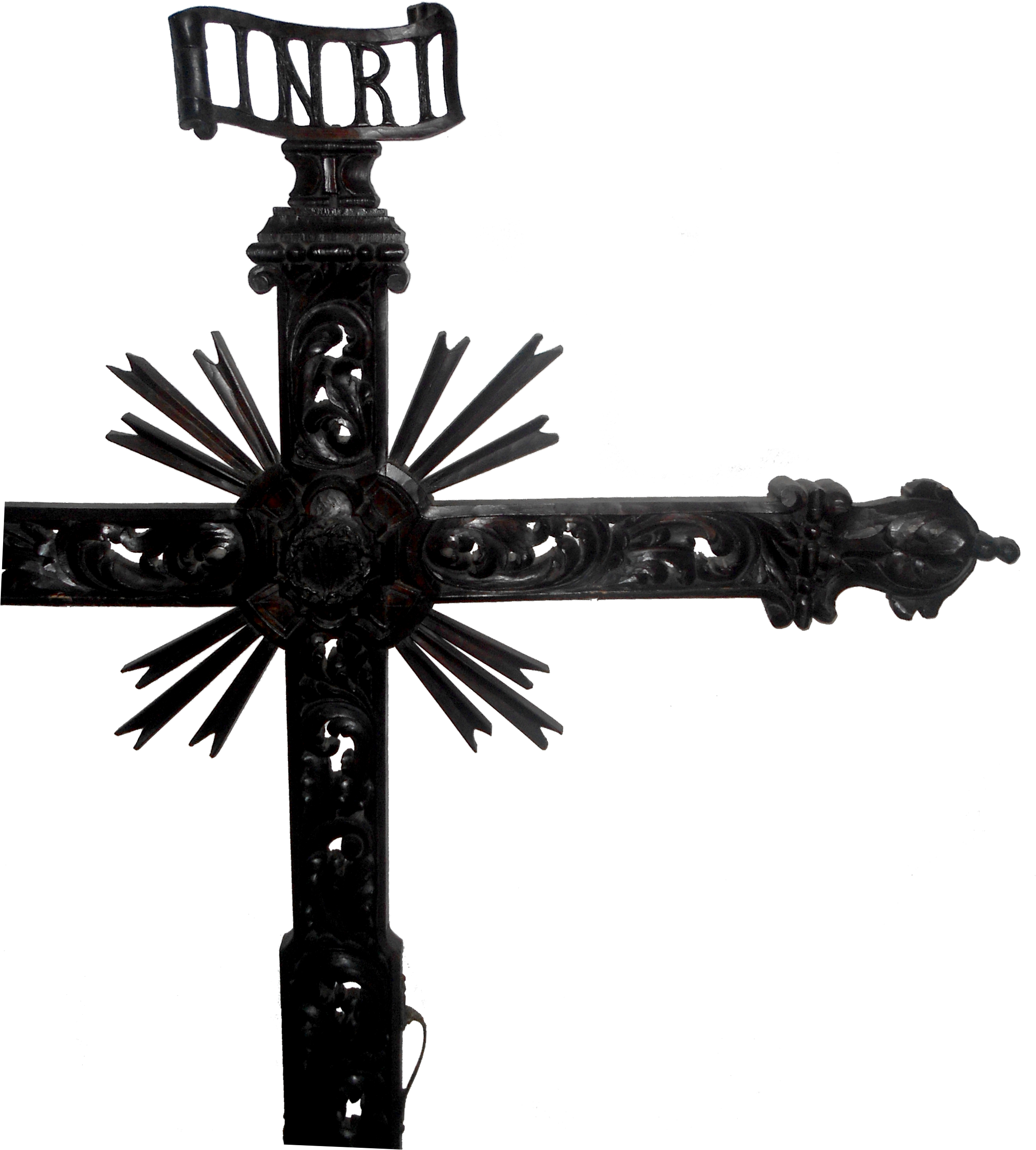 Cruz De Gruía , Png Download - Cruz De Madera Tallada Png Clipart (2373x2634), Png Download