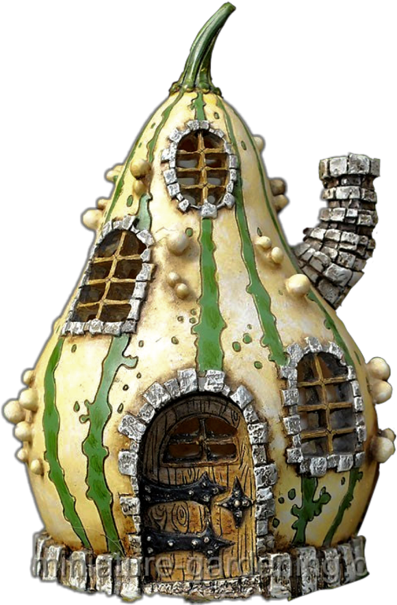 Gord Fairyhouse Fantasy Fairy House @esiin357 , Png - Fairy Clipart (580x883), Png Download