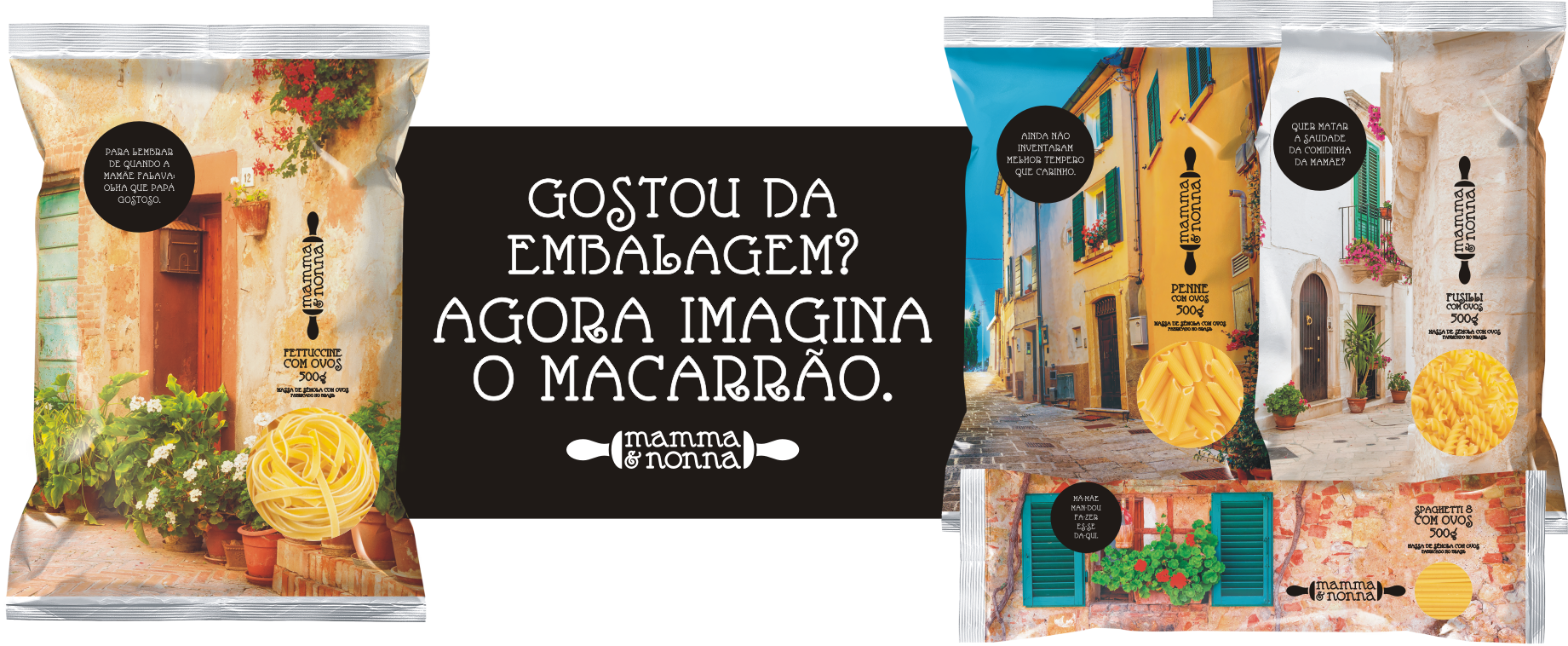 Chegou Mamma & Nonna - Flyer Clipart (1841x758), Png Download