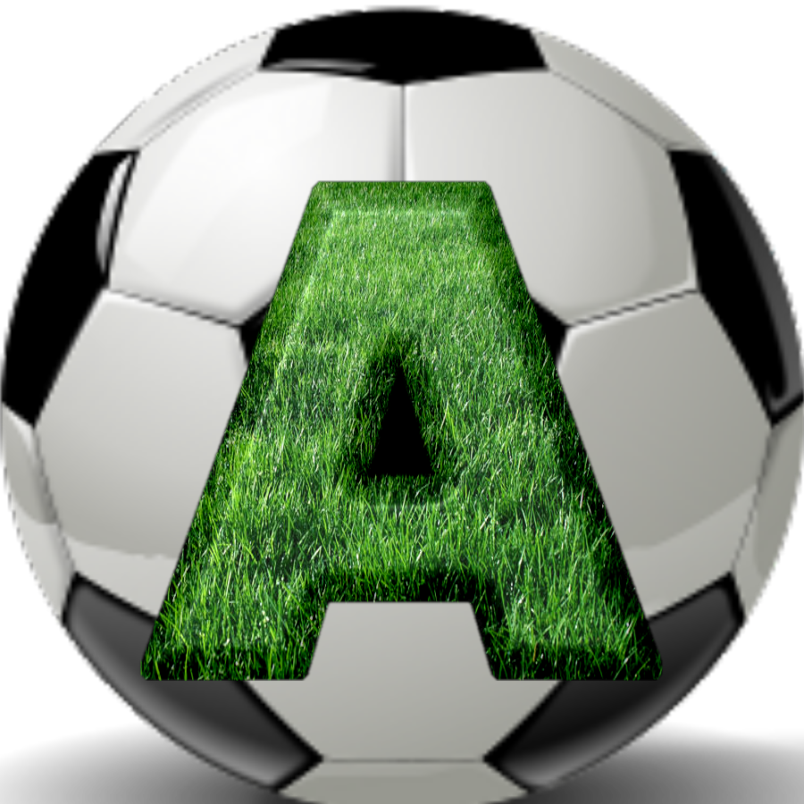 Alfabeto Grama Com Bola De Futebol Png, Grass Texture - Futebol De Salão Clipart (900x900), Png Download