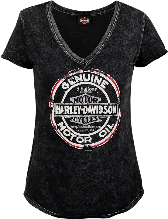 Camiseta Harley-davidson Genuine Round - Active Shirt Clipart (720x720), Png Download