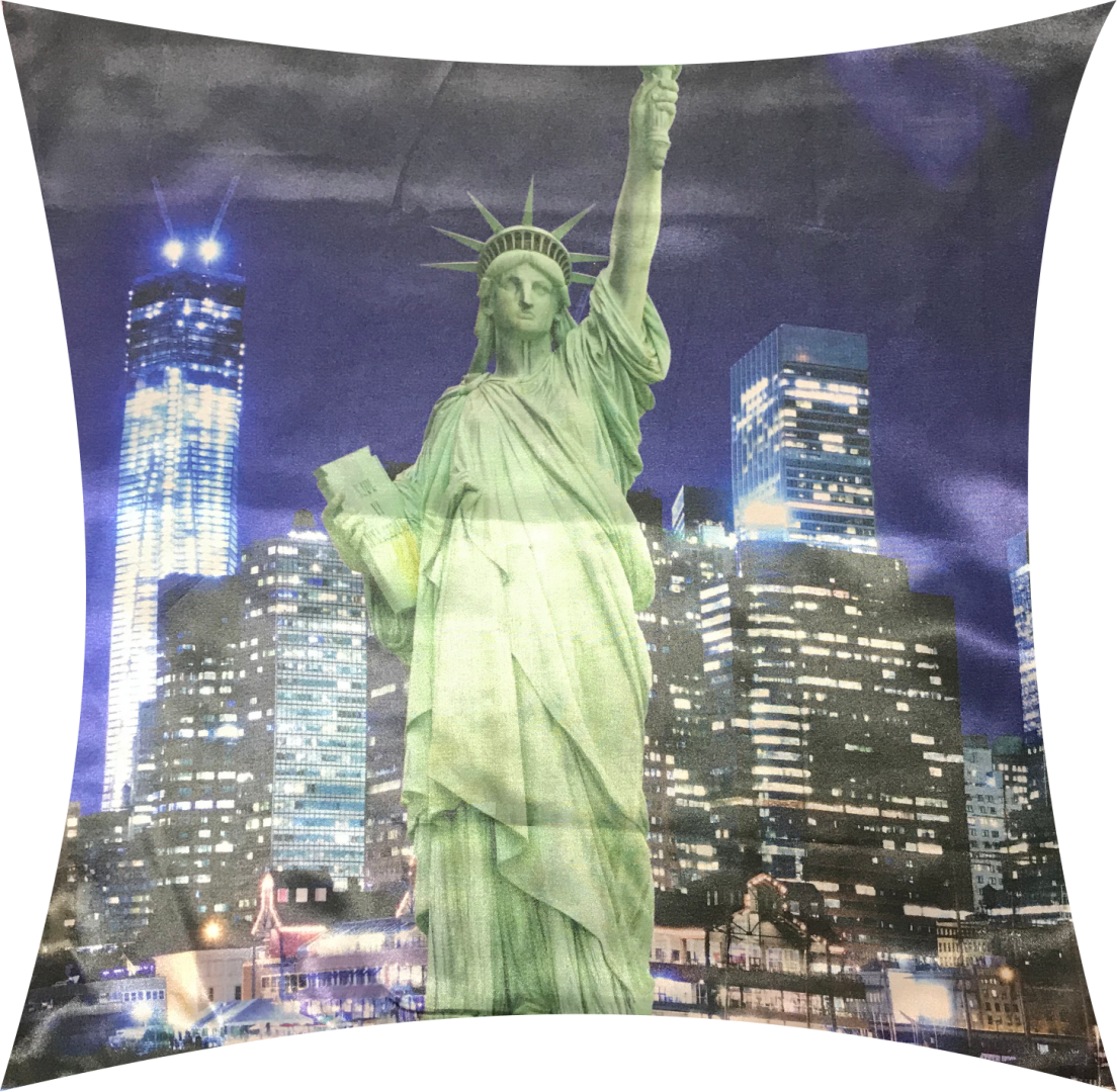 Almofada Estátua Da Liberdade - Cushion Clipart (1104x1080), Png Download