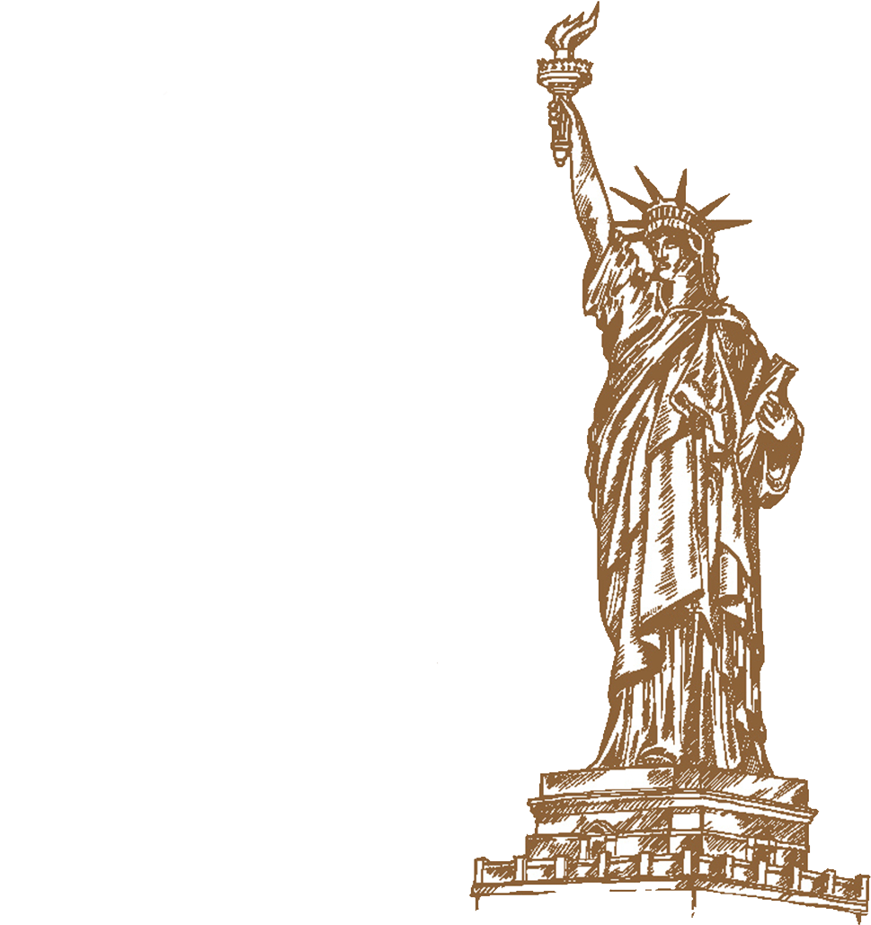 Desenho Da Estatua Da Liberdade - Tượng Nữ Thần Tự Do Vẽ Clipart (1024x1077), Png Download