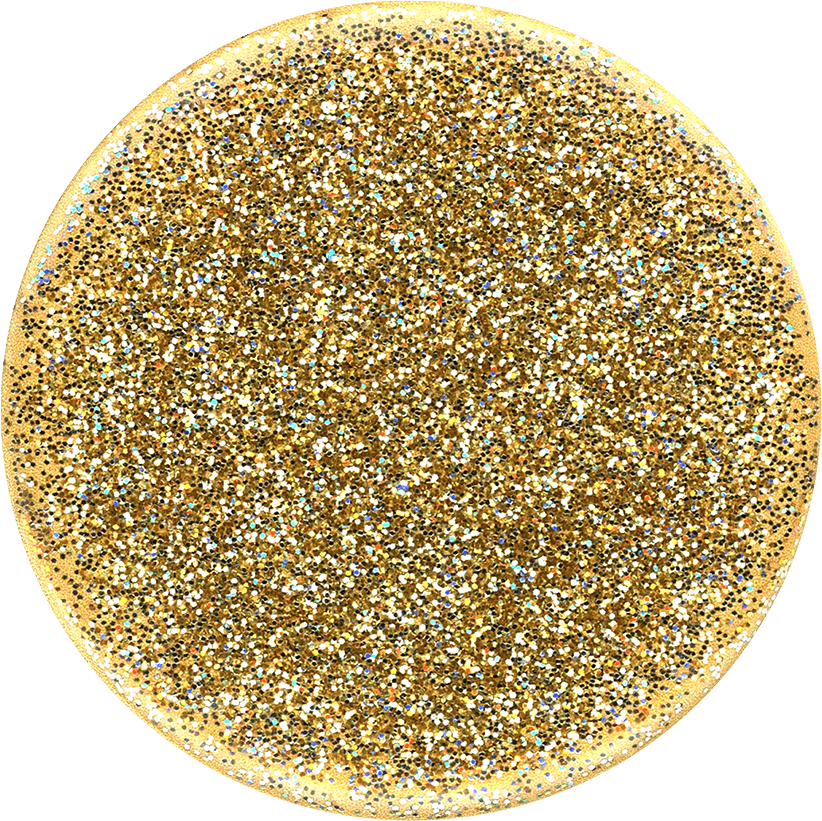 Brillo Dorado - Gold Glitter Popsocket Clipart (1000x1000), Png Download