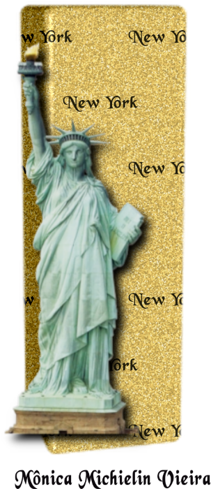 Alfabeto Dourado Com Estátua Da Liberdade Png - Statue Of Liberty Clipart (752x752), Png Download