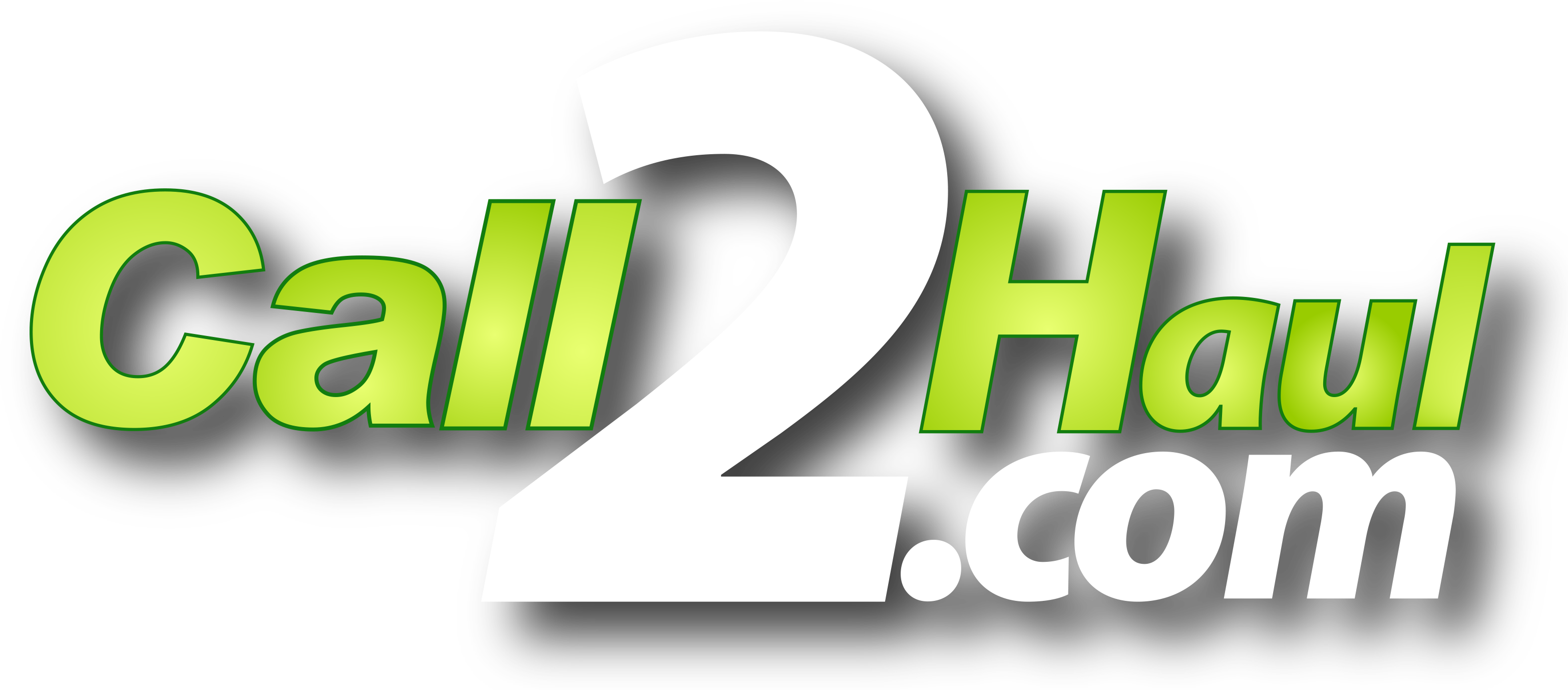 Call 2 Haul - Graphic Design Clipart (3142x1393), Png Download