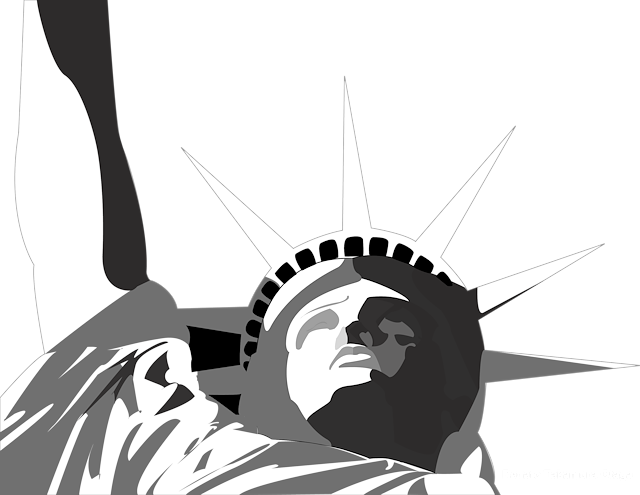 Estátua Da Liberdade Vetor By Renato Takamura Otaga - Illustration Clipart (640x495), Png Download