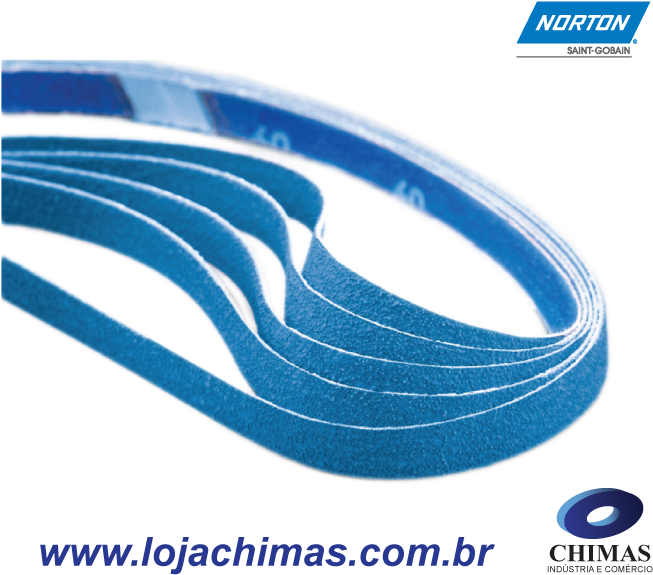 Cinta De Lixa Norzon Azul R821 / R819 50x1500 - Lixas De Cinta Para Madeira Clipart (667x601), Png Download