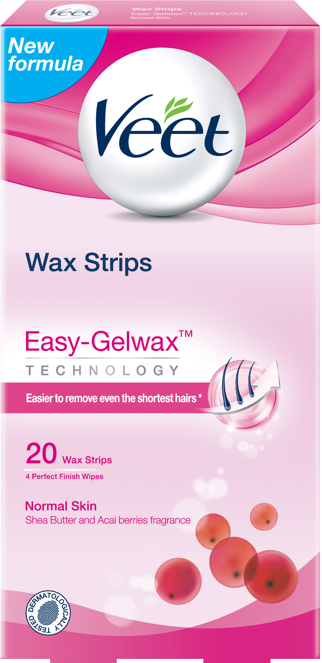 Body Area - Veet Full Body Waxing Kit Normal Skin Clipart (1326x2512), Png Download