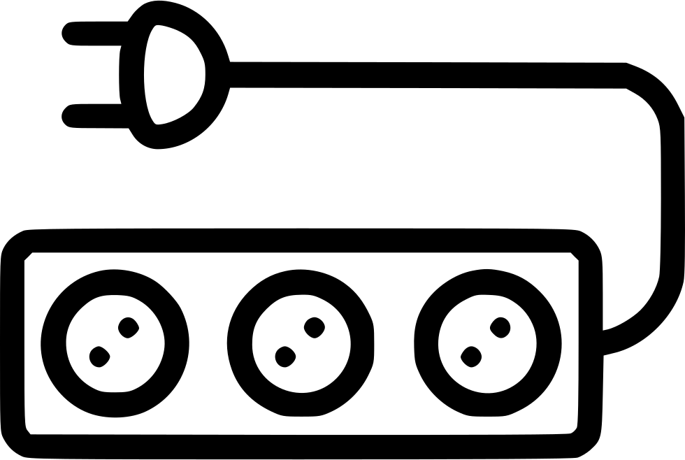 Png File - Power Strip Icon Png Clipart (980x658), Png Download
