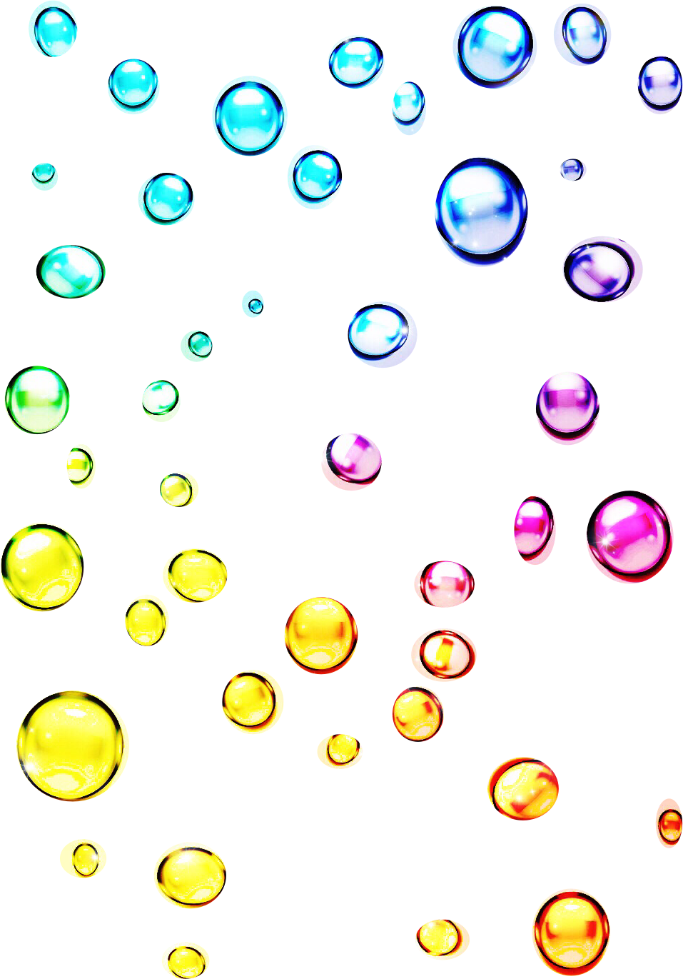#bubbles #rainbow #dots #spots #itsaspottykindofday - Circle Clipart (957x1371), Png Download