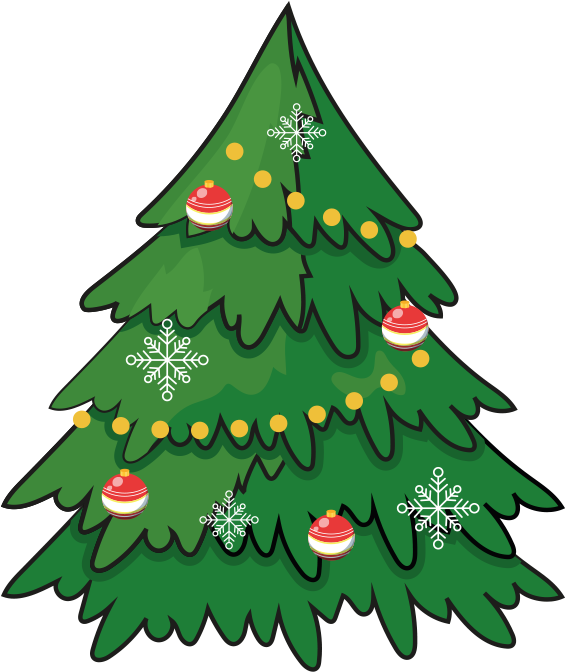 Christmas Tree - Free Printable Clip Art Christmas - Png Download (800x800), Png Download