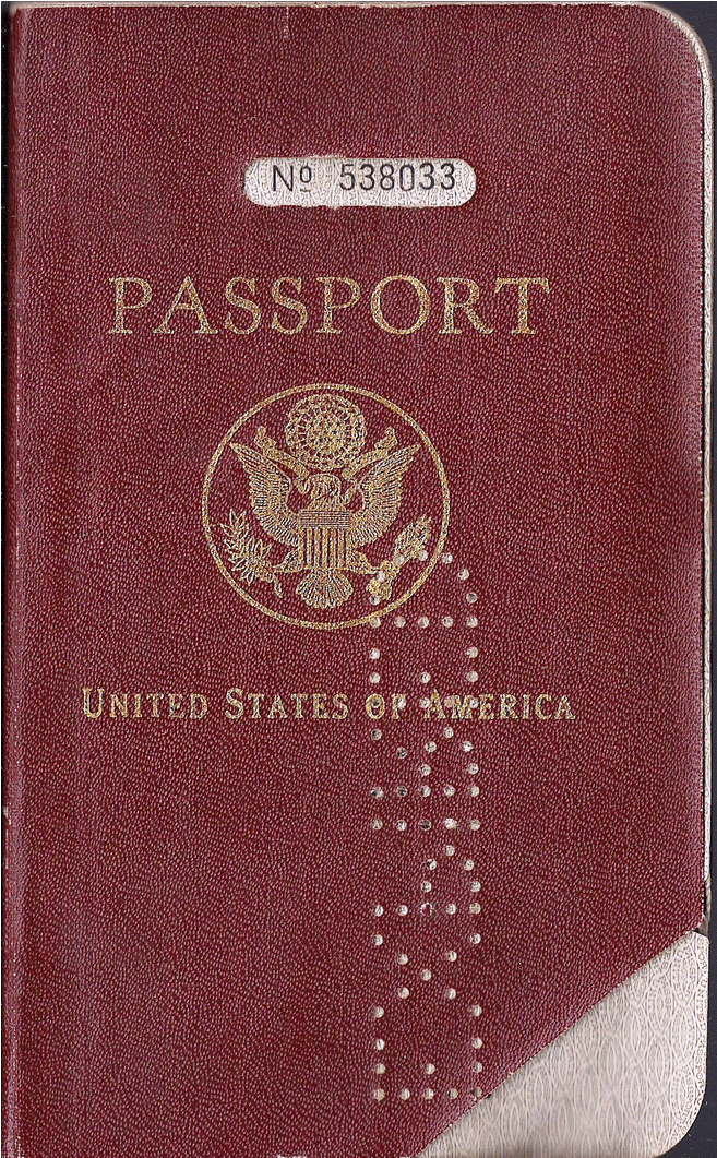 Us Passport Used For China And Manchuria - Passport Clipart (1517x1060), Png Download