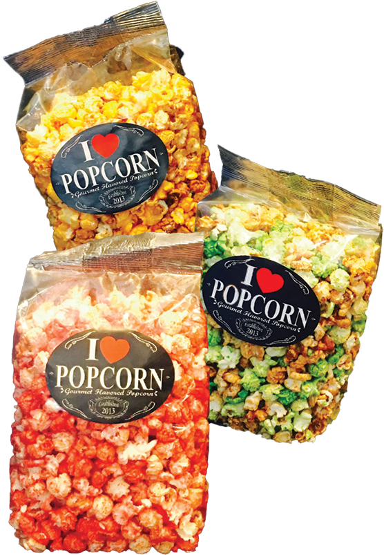 I Love Popcorn - Confectionery Clipart (600x818), Png Download